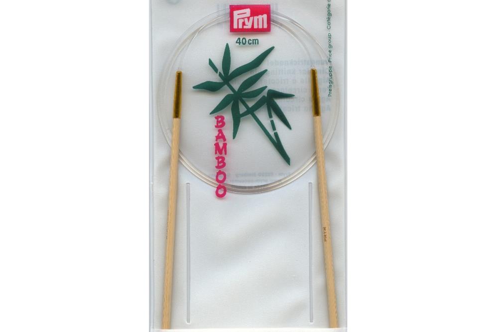 Rundstricknadeln Bambus 40cm - Stärken 4,0 bis 6,0